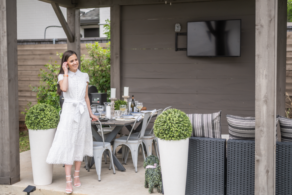 Pergola Decorating Ideas Dining Table