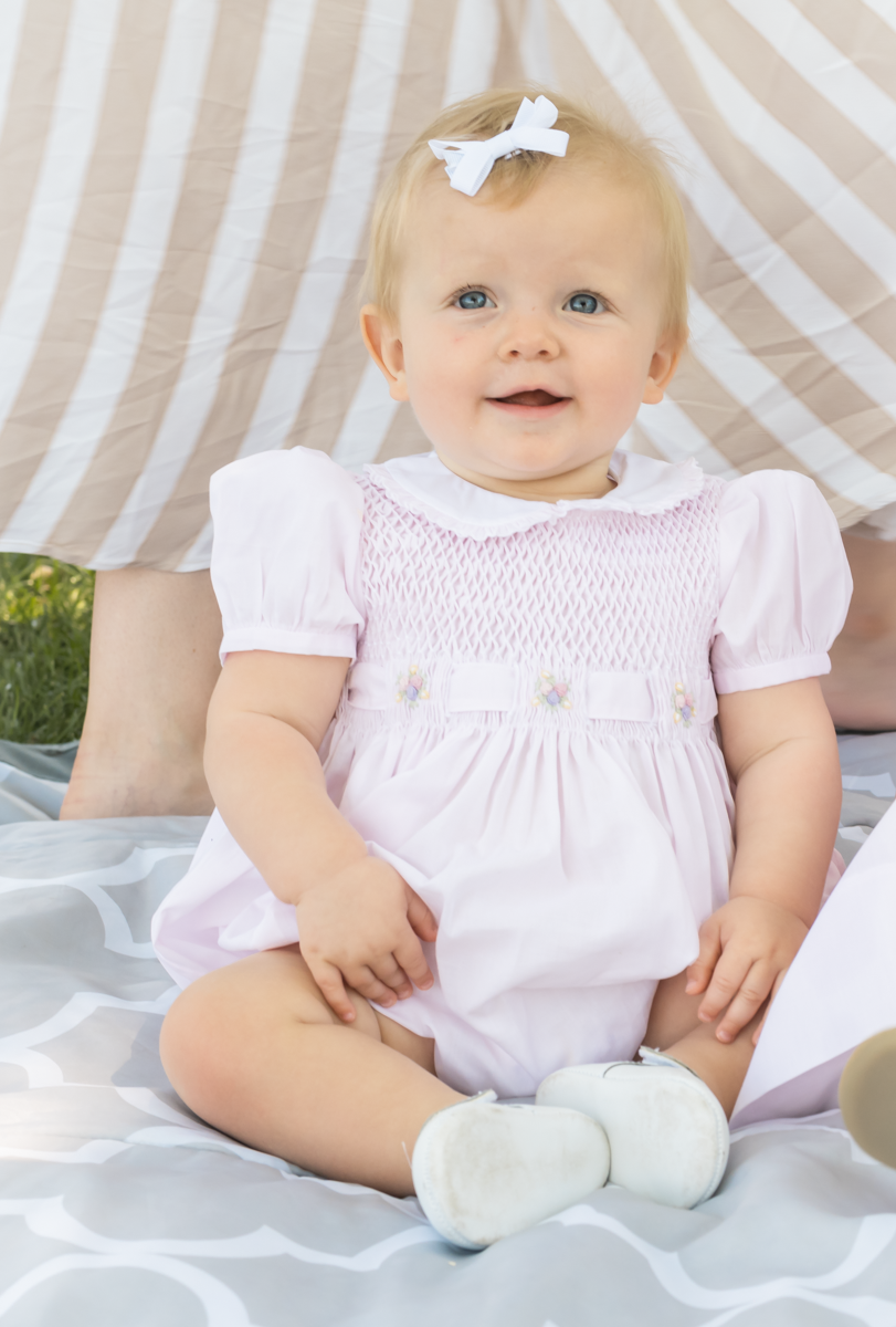 Feltman Brothers pink romper