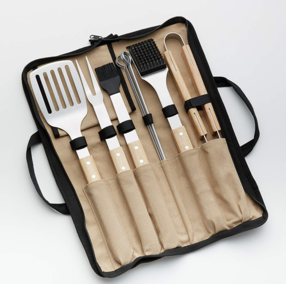 Wood Handle Barbecue Set