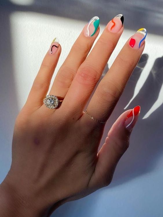 Abstract Nail Art 2021