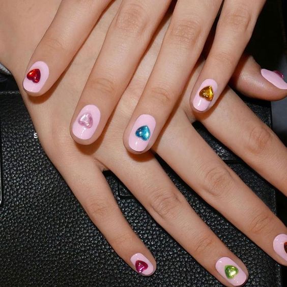 rhinestone nail art 2021