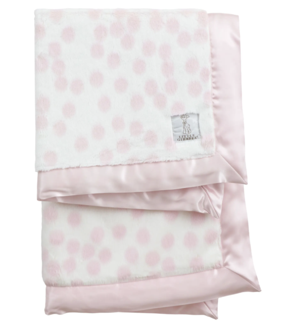 Little Giraffe Satin Trim Confetti Blanket (was $96, now $63)