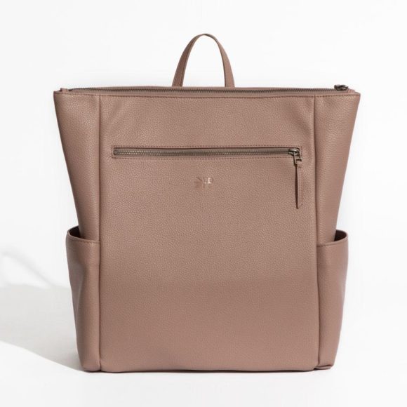 Freshly Picked Minimal Water Resistant Faux Leather Diaper Backpack (was $175, now $116)