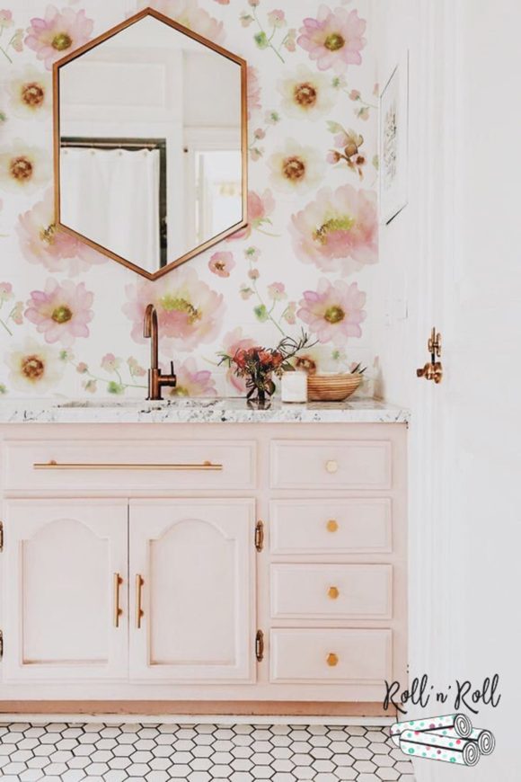 Pink girls bathroom