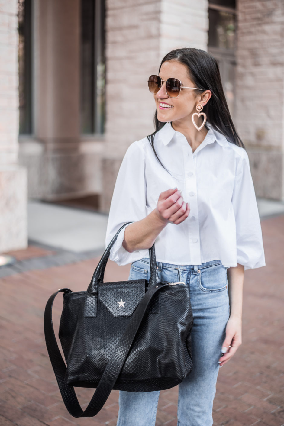 Etoile Leather Travel Tote Bag