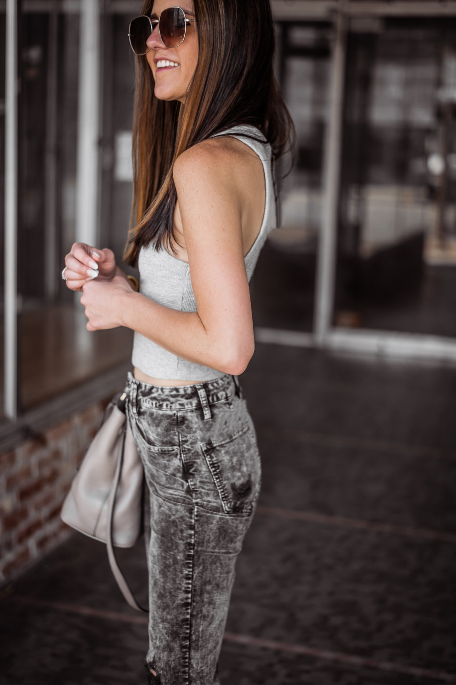 gray corduroy jeans