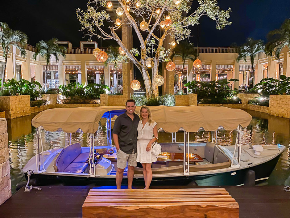 Rosewood Mayakoba Canal Dinner
