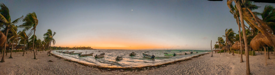 Akumal Mexico Sunset Beach