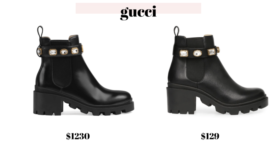 Gucci Boots Dupe