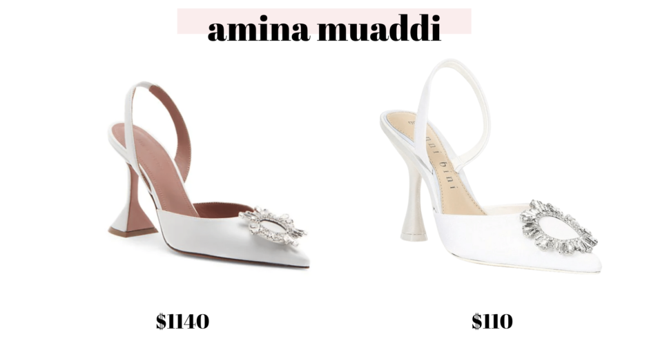 amina muaddi dupe