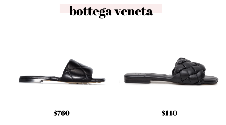bottega veneta sandals dupe