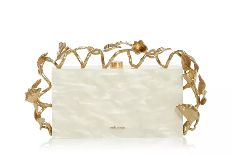 Cult Gaia Fana Leaf Clutch