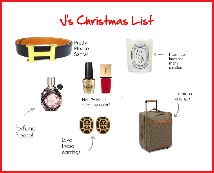 J's Christmas List