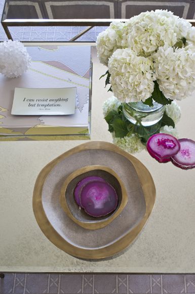 Agate coasters purple