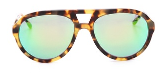 Stella McCartnety Mirrored Aviator Sunglasses