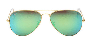 ray ban mirrored aviators