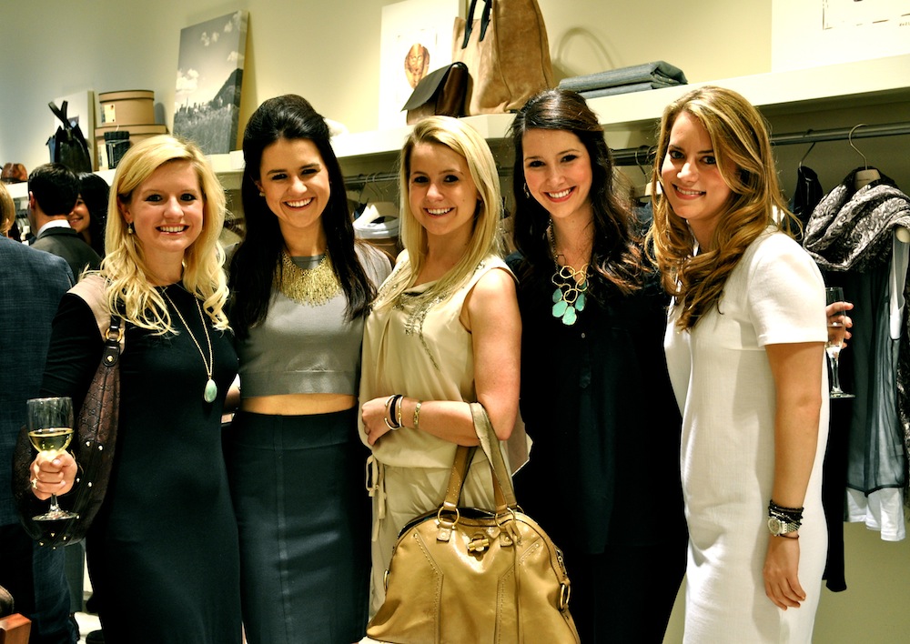 brunello cucinelli opening - blair butler ellen flowers janie flowers