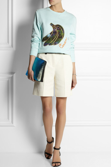 Carven sweater and short
