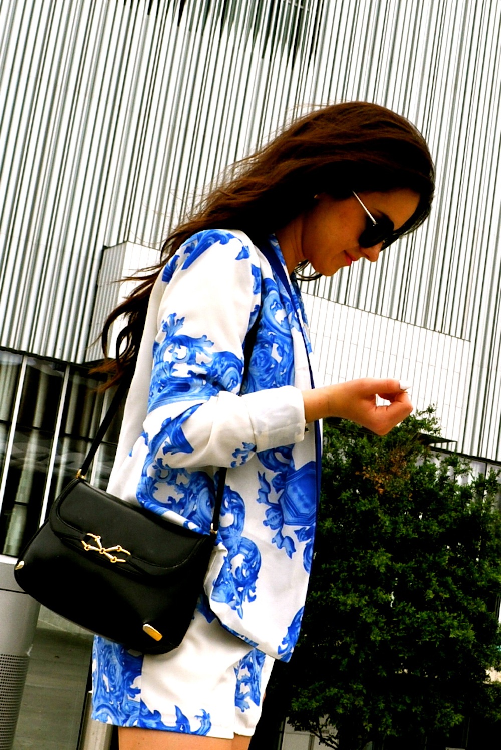 vintage gucci bag printed suit dallas