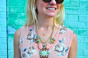Baby Pink Bauble Necklace