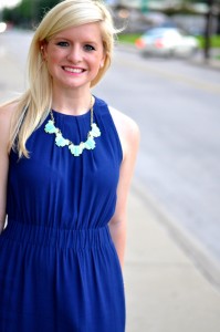 Classic navy dress