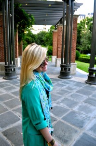Turquoise Blazer Lilly Scarf