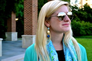 Turquoise Blazer Lilly Scarf