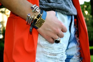 Leighelena Bracelet Cutoff Shorts