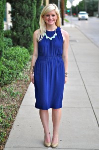 Kate Spade Navy Dress Nude Pumps
