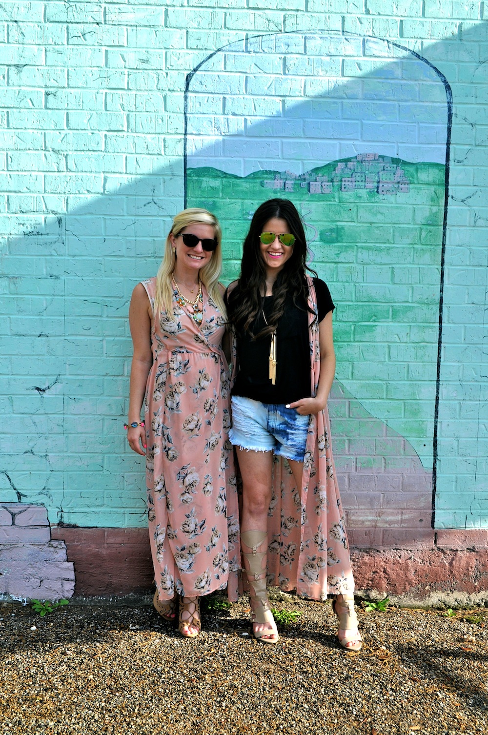 Pink Kimonos Jean Shorts