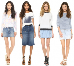 DENIM SKIRT TREND 2014