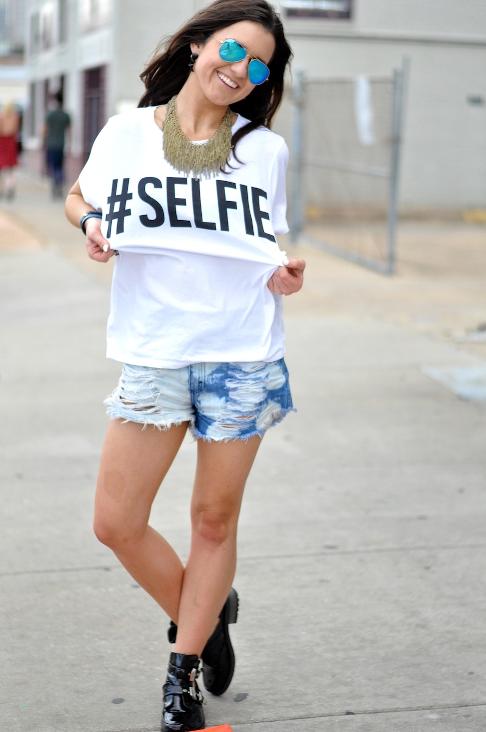 french connection selfie tee