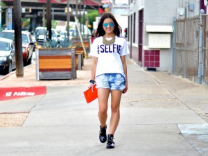 moto boots graphic tee