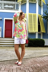 seaside florida lilly pulitzer elsa top