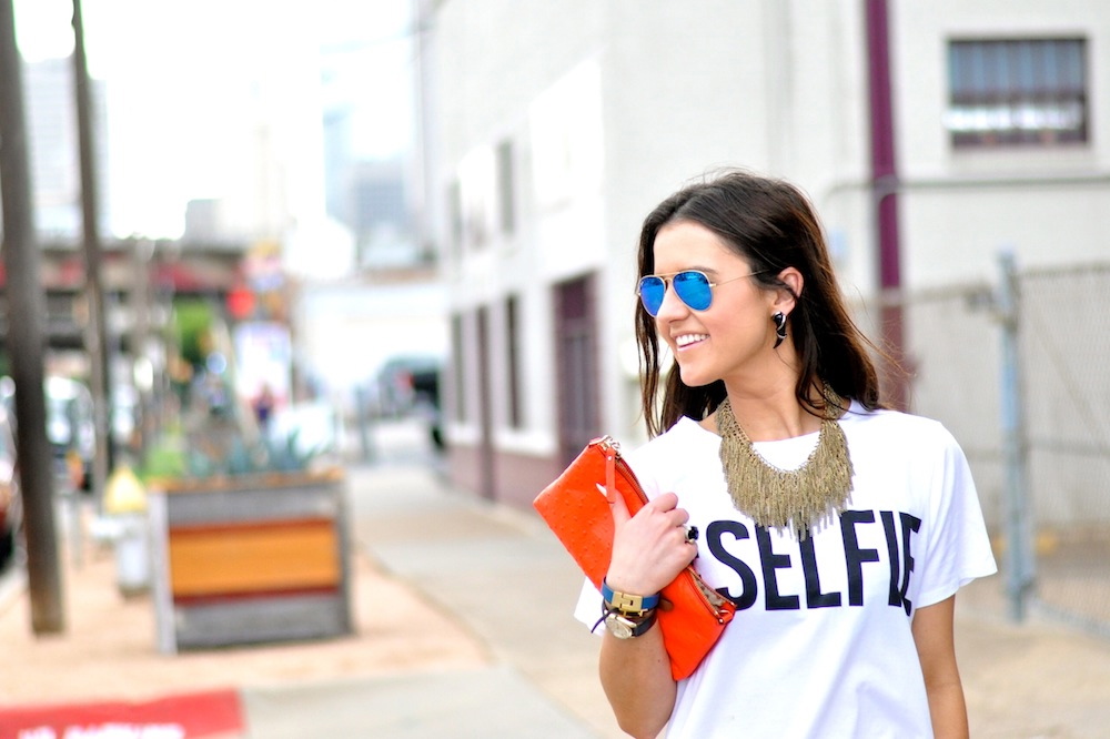 selfie tshirt dallas