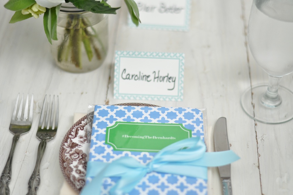 table setting wedding shower dallas