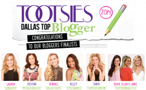 tootsies top blogger finalists