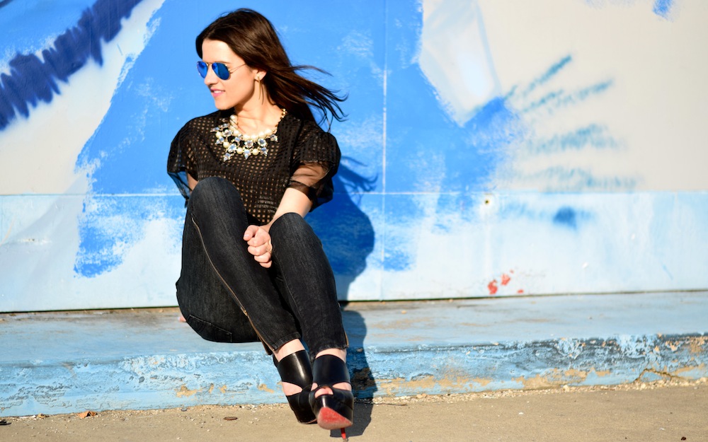 PS for M&H: Mesh Top & Pearls