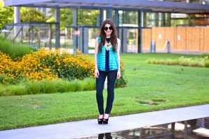Tie Dye Tank and Skinny Jeans