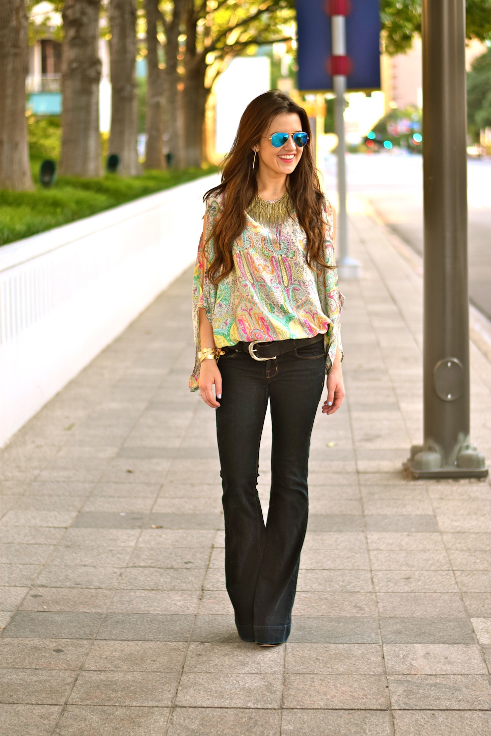 PS for M&H: Silk Top and Flares