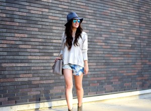 pullover and hat