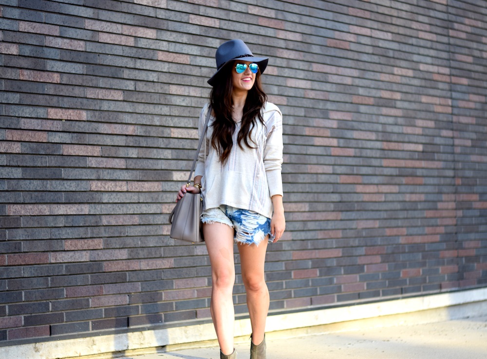 pullover and hat