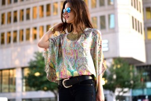 silk top gold necklace