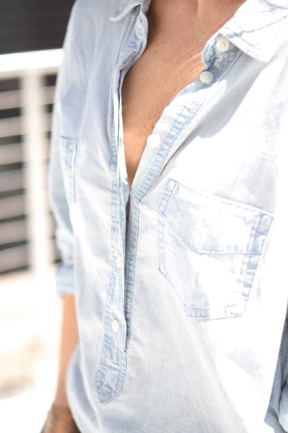 Chambray Shirt J Crew