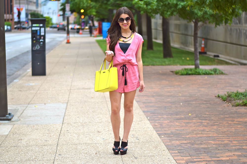 Pink romper