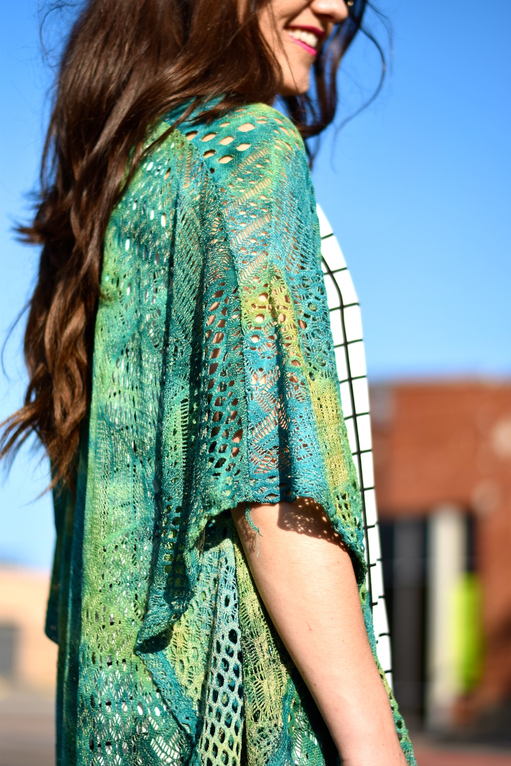 green kimono