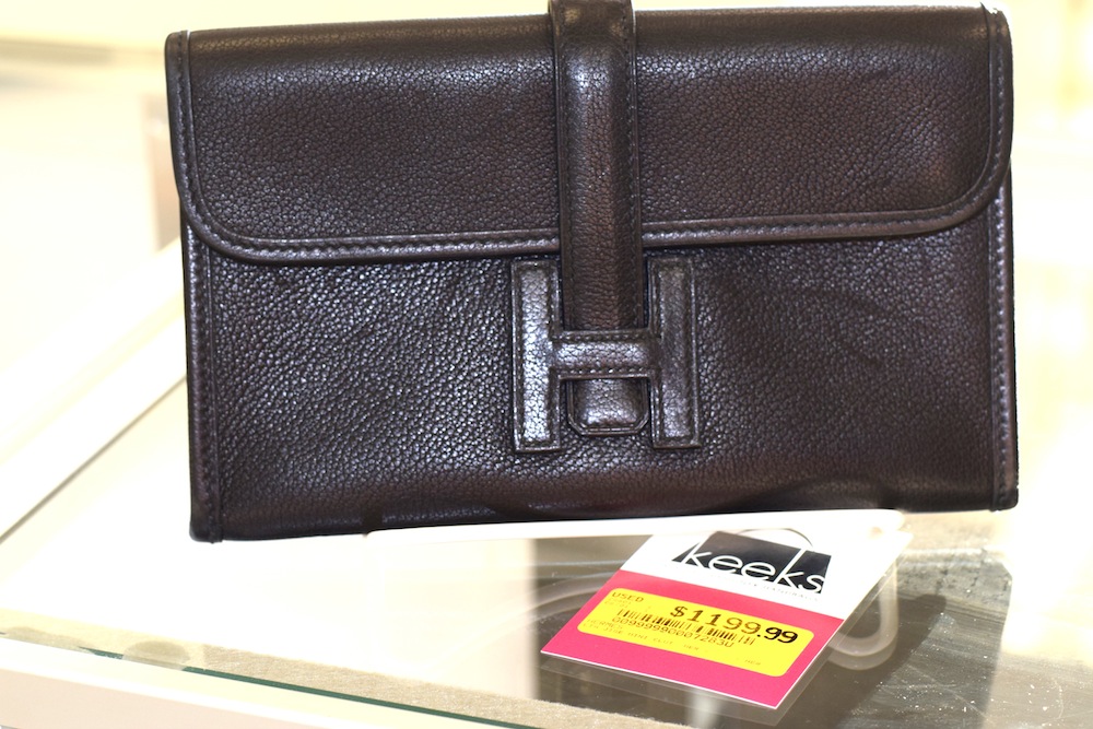 used hermes clutch dallas