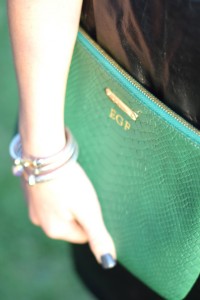 Green GiGi New York Clutch