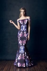 Lucy Dang Printed Gown