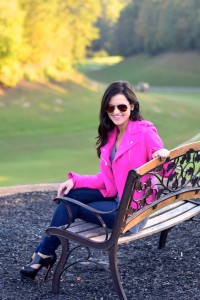 Pink Coat for Fall